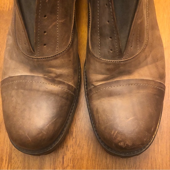 Dusica Dusica Sacks Womens Ankle Boots Brown 39 Italy Zipper Colorblock 8.5 - Picture 4 of 12